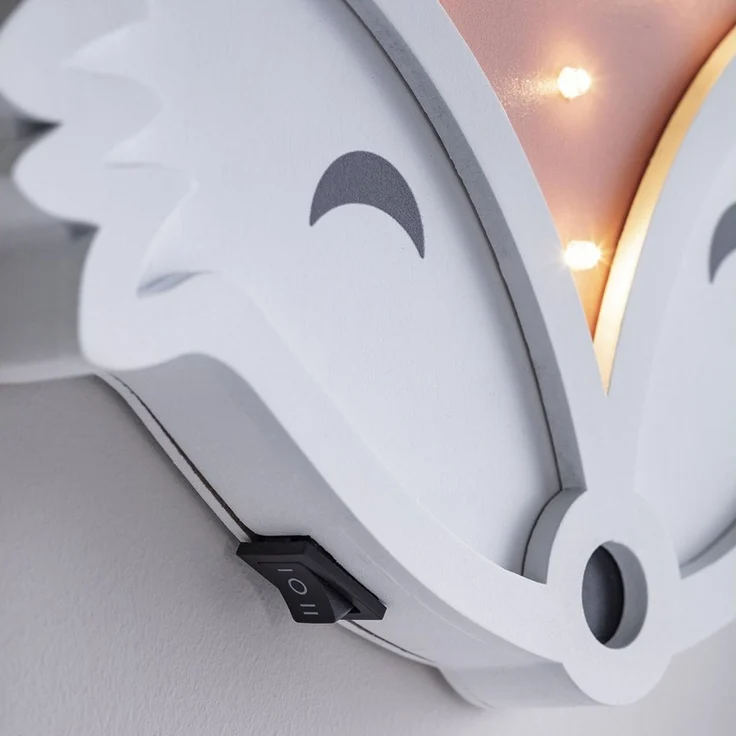Lights4fun LED Wandleuchte Fuchs Wandlampe Kinderzimmer – Bild 2