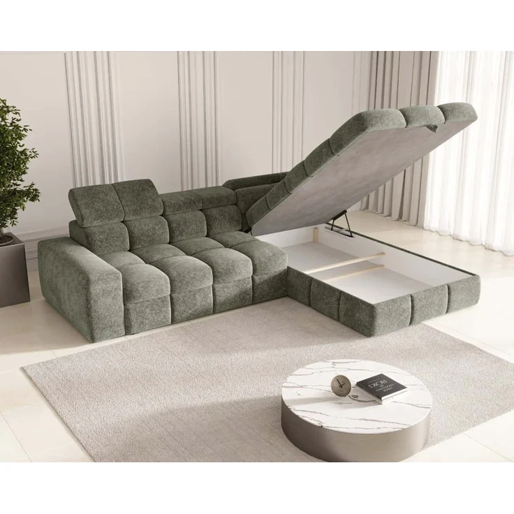 Ecksofa Bianco mit Schlaffunktion und Bettkasten | Jan-Art | verschiedene Farben erhältlich – Bild 4