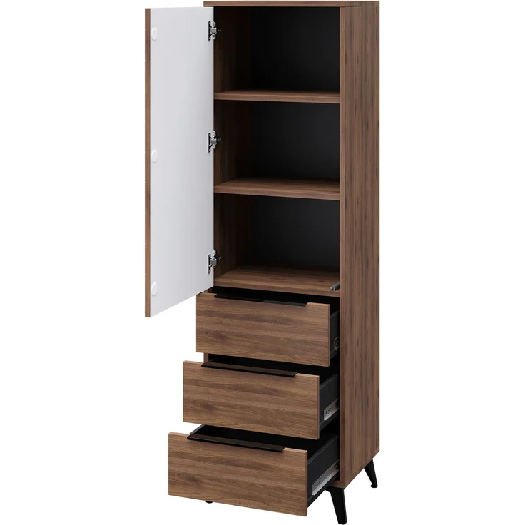 Wohnzimmer-Set Xylix Bis I (Farbe: Nuss Okapi) – Bild 6
