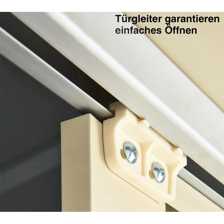 Globel Gerätehaus "Pultdach Skillion" 64, anthrazit – Bild 6