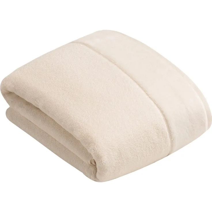 Vossen Badetuch Pure, Frottier (1-St), Baumwolle & VEGAN, mit eleganter Veloursbordüre