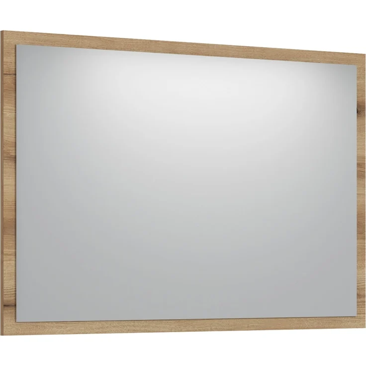 Garderobenspiegel >CORTE< in Coast Evoke Eiche Dekor - 100x64x2cm (BxHxT) – Bild 1