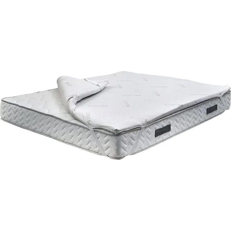 Dmora Topper erneuert die Matratze aus Memory Foam, 100% Made in Italy, Anti-Milben, hypoallergen und antibakteriell, cm 140x200h6