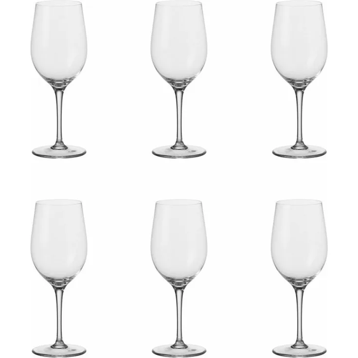 Leonardo Ciao+ Rotweinglas 6er Set, Weinglas, Wein Glas, Extrem Stoßfest, 460 ml, 19842