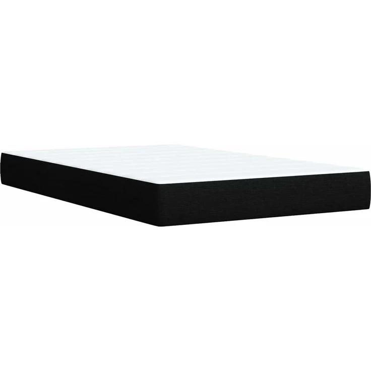 vidaXL Ottoman-Bett mit Matratze und LED Schwarz 120 x 190 cm Stoff 3456810 – Bild 7