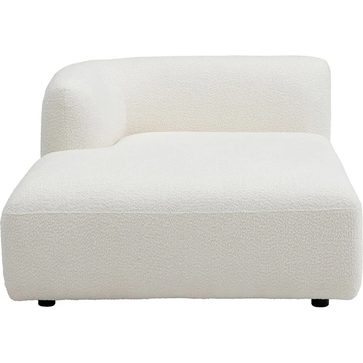 Vente-unique - DANEPI - Modulierbares Sofa - Holz, Platte - Holz - Gebrochenes Weiß - 386 x 161 x 69 cm – Bild 6