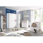 Storado 'Sienna' 7-tlg. Babyzimmer-Set weiß matt/flieder