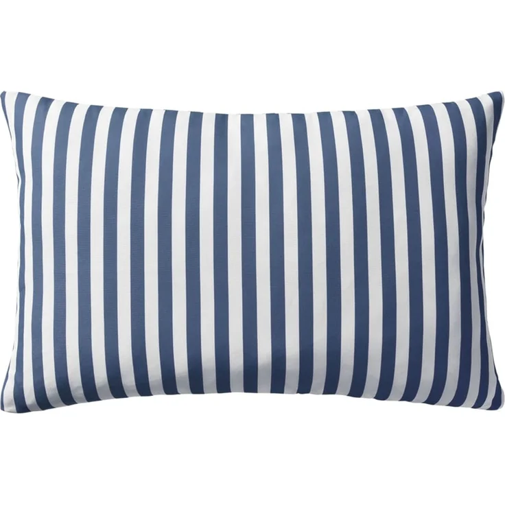 vidaXL Gartenkissen 2 Stk. Streifenmuster 60 x 40 cm Marineblau 132308 – Bild 2