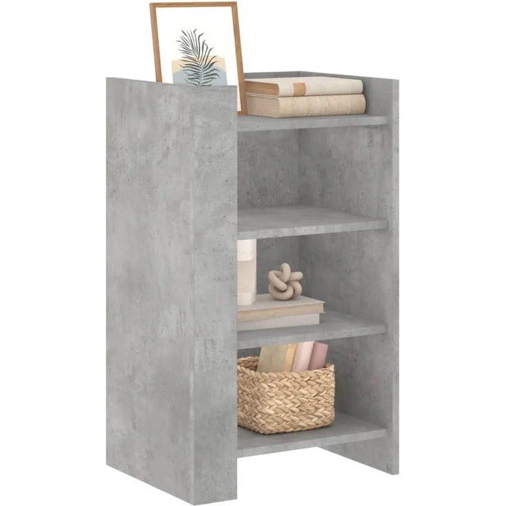 vidaXL Sideboard Betongrau 45x35x75 cm Holzwerkstoff 848384 – Bild 2