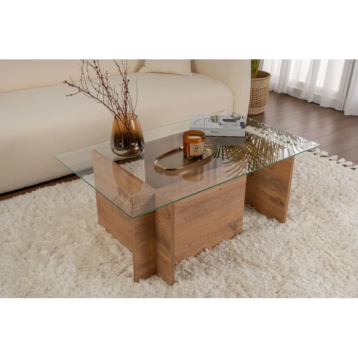 Couchtisch, 'Vetrino', 40 x 65 x 105, Atlantische Kiefer