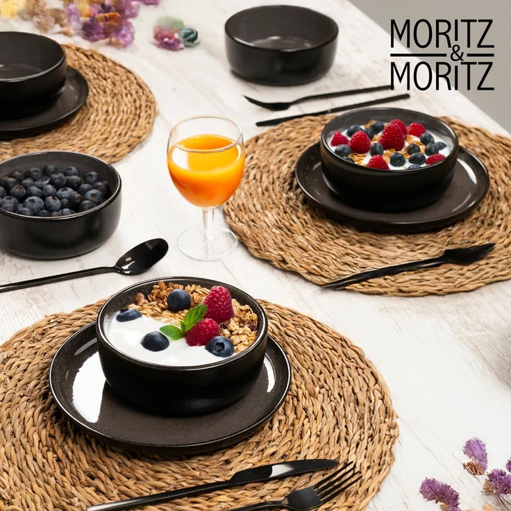 Moritz & Moritz VIDA Müslibowl 6 tlg. anthrazit – Bild 7
