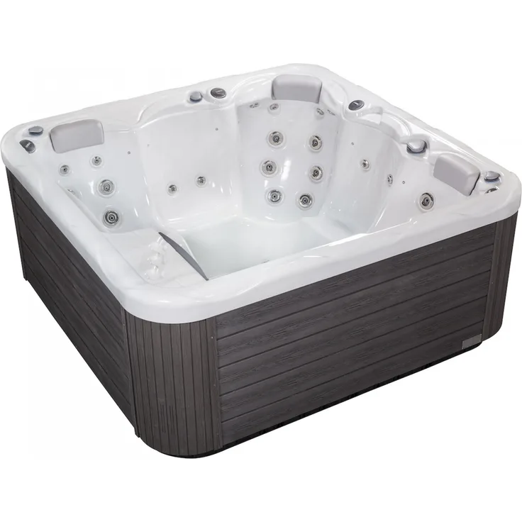 Wellis Pluto Plug&Play Whirlpool Outdoor Außenwhirlpool für 5 Personen inkl. Thermoabdeckung