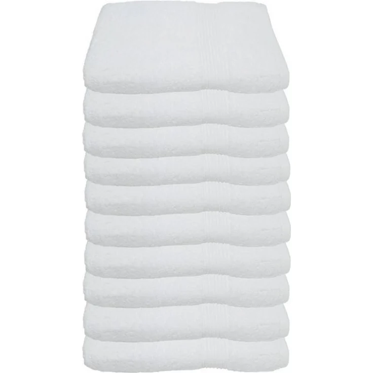 Julie Julsen Gästehandtücher 10-Gästehandtücher-Weiss-Gästetuch 30 x 50 cm, Baumwolle (10-St) – Bild 2