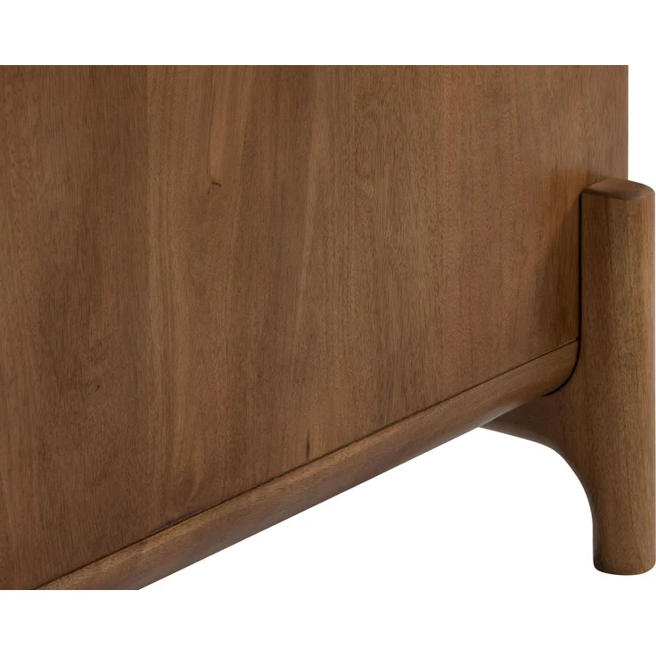 Couchtisch Mango/Seegras 120x70x45 hellbraun lackiert MIZUMI #115 – Bild 4
