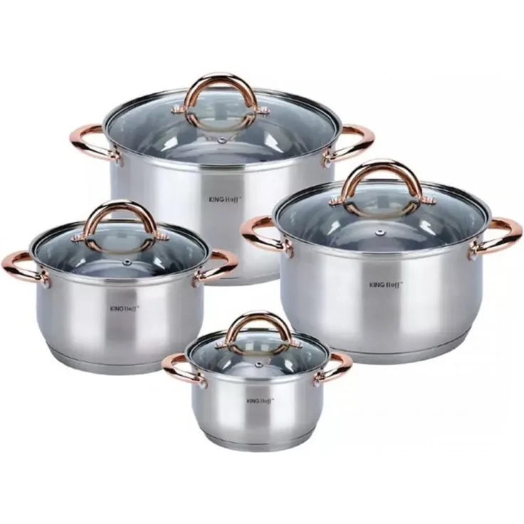 Kinghoff Kinghoff 8-teiliges Topfset 45744