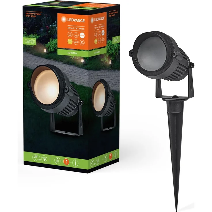 LEDVANCE Endura Hybrid Spot Spike 1W Schwarz
