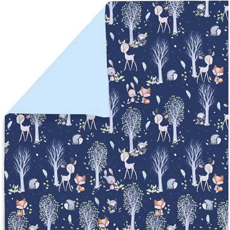 Amilian Babybettwäsche Kinderwagenset - 2tlg. Kinderbettwäsche - 80x80cm + 35x40cm, 100% Baumwolle, 2 teilig, Bettwäscheset für Kinderwagen, Wiege, Babybett - Baby Bettwäsche – Bild 3