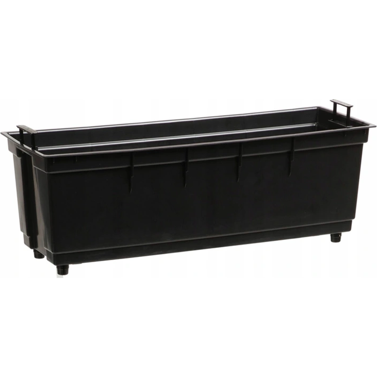 KADAX Blumentopf Balkonkastengriffe 19x56cm Schwarz – Bild 7