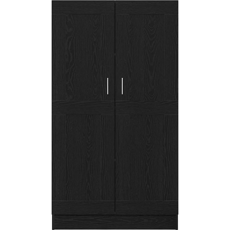 vidaXL Bücherregal Schwarz Eichen-Optik 82,5 x 30,5 x 150 cm 3329275 – Bild 6