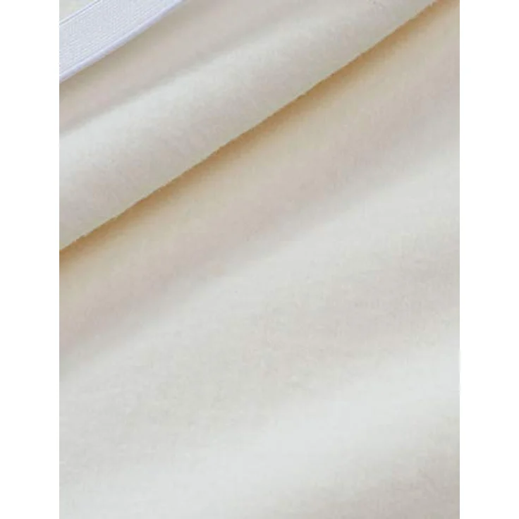 Bio Matratzenschutzauflage 100% Bio-Baumwolle (kbA) GOTS zertifiziert, Spannecken, Natur, 90 x 200 cm – Bild 2