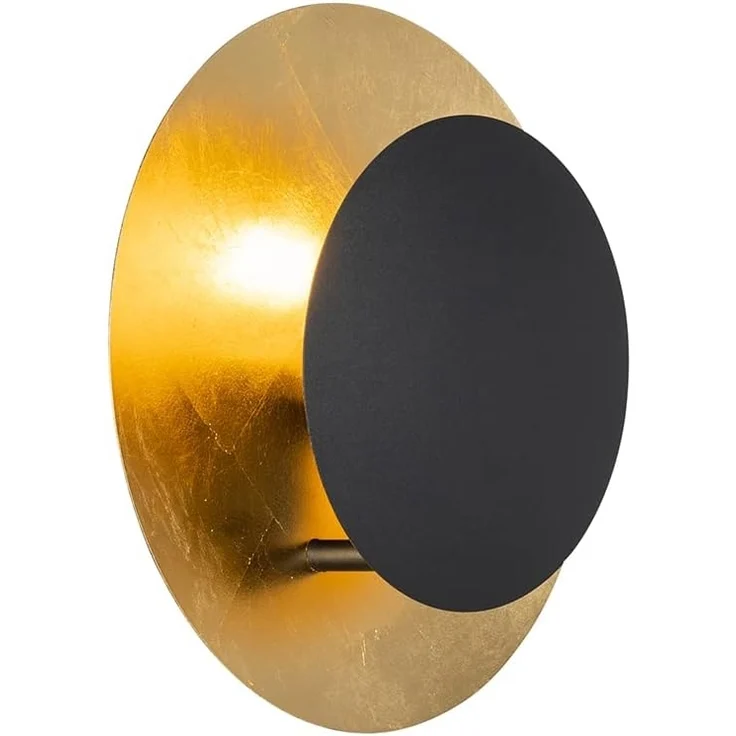 Qazqa Wandleuchte Emilienne, ohne Leuchtmittel, E27, Schwarz, Art Deco, Stahl, 1-flammig – Bild 9