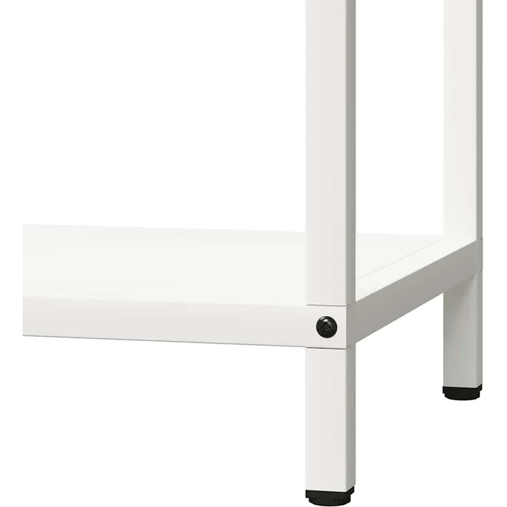 vidaXL Brennholzregal Weiß 40x25x90 cm Kaltgewalzter Stahl 864296 – Bild 7