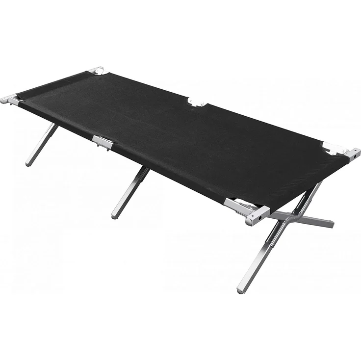 BasicNature Travelchair 'Feldbett', 210 cm, schwarz – Bild 2
