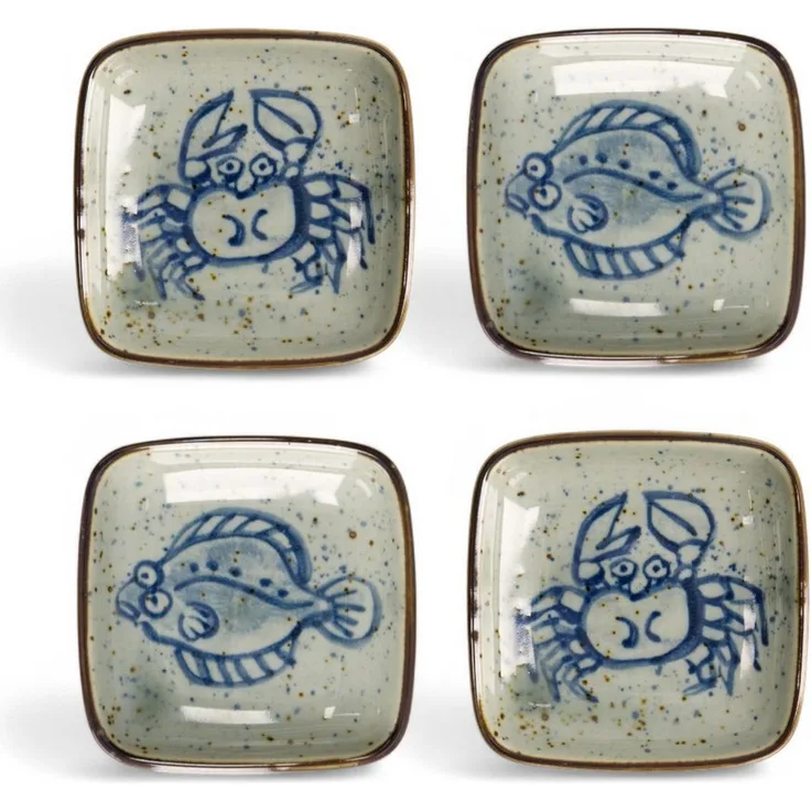WestCraft Dipschale Sushi-accesories ASIATICA, Nippon Teller Bowl Schalen Soßenschälchen, Porzellan, Dipschalen aus hochwertigen Porzellan Sojasoße Schale Made in Japan