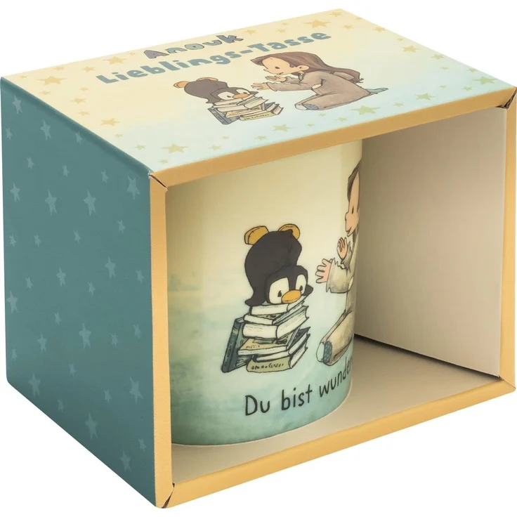Tasse Becher Milch Kakaotasse Sheepworld Geschenk für Kinder ANOUK Pinguin 73954 – Bild 6