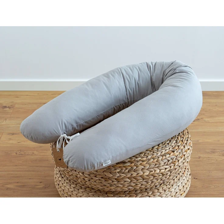 Loolay Seitenschläferkissen M/ L oder L/ XL Schwangerschaftskissen Stillkissen Schlafen Kissen, M/ L oder L/ XL Lagerungskissen + 100% Baumwolle Bezug 170 und 190 cm, Standard & X-LARGE Kissen SUPER Geschenk für Schwangern Seitenschläfer, LOOLAY® - 100... – Bild 2
