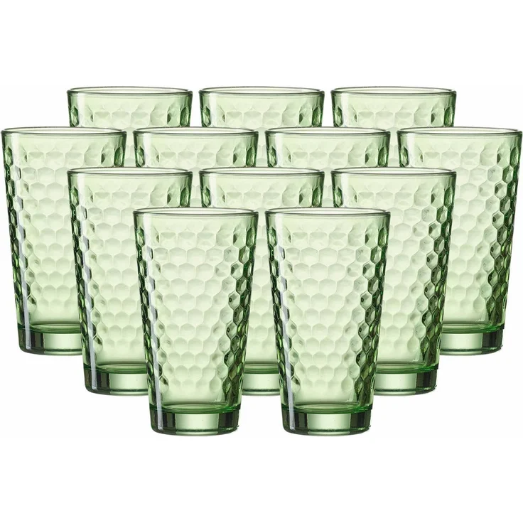 Ritzenhoff & Breker Favo Longdrinkglas 400 ml grün 12er Set – Bild 1