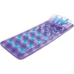 Bestway 43015 Luftmatratze Beach Bed | Aufblasbare Pool Liege 188 x 71 cm mit Kopflehne | Badespaß fürs Wasser (lila)