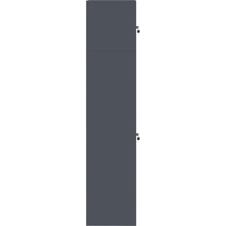 vidaXL Aufbewahrungsschrank 2 stk. Anthrazit 60 x 40 x 180 cm Stahl 3438701 – Bild 9