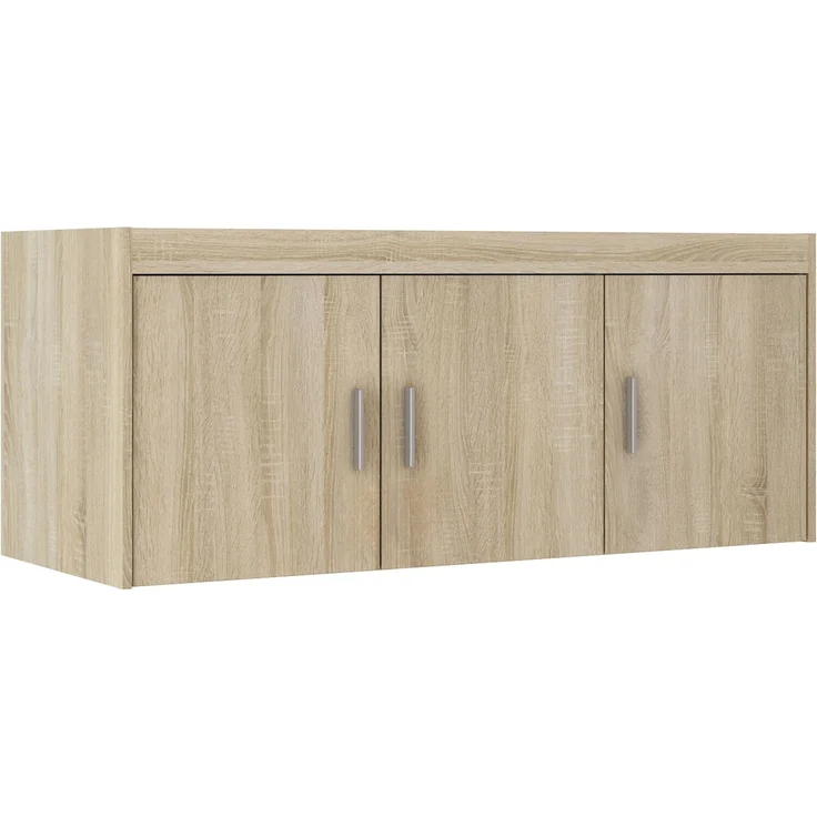 AX LIVING Schrankaufsatz Storicos 3T Eiche Sonoma 133 x 55,5 x 53 cm – Bild 1