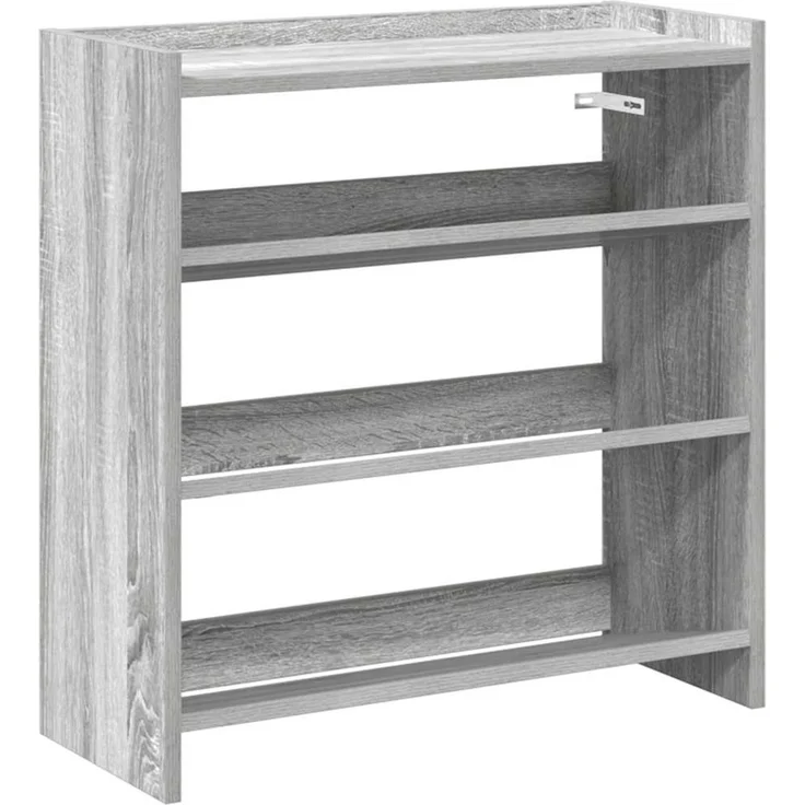 vidaXL Schuhregal Grau Sonoma 60x25x62 cm Holzwerkstoff 859892 – Bild 1