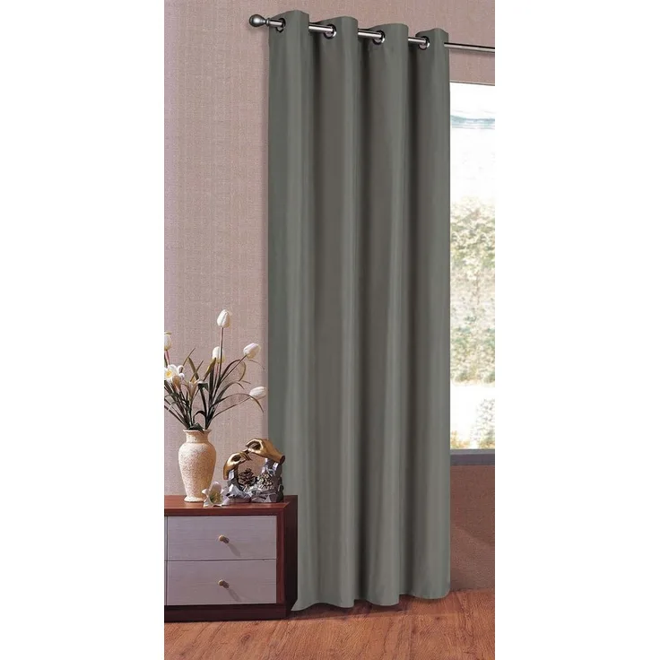 Gardinenbox Gardine, Ösen, blickdicht, Schal Matt unifarben Microsatin Micofaser-Gewebe 20405