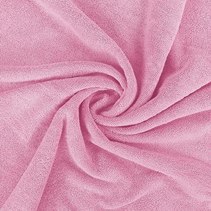 Utopia Towels 2er Badetücher Duschtücher Groß Baumwolle 90 x 180 cm Rosa | mit Aufhänger, Saunatücher, Badehandtücher Groß – Bild 4