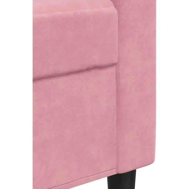 vidaXL Sessel Rosa 60 cm Samt 4007607 – Bild 6