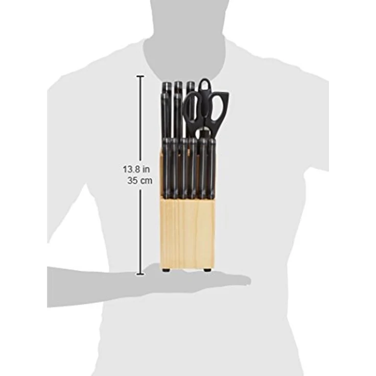 AmazonBasics Messerblock, 14-teiliges Set – Bild 7