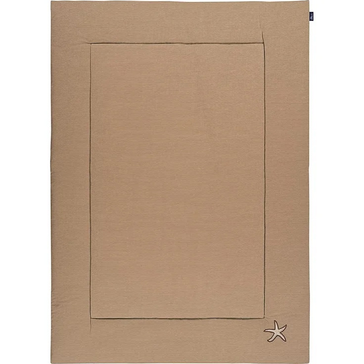 ALVI Krabbeldecke Jersey Organic Cotton Starfish mit Stickerei 100x135