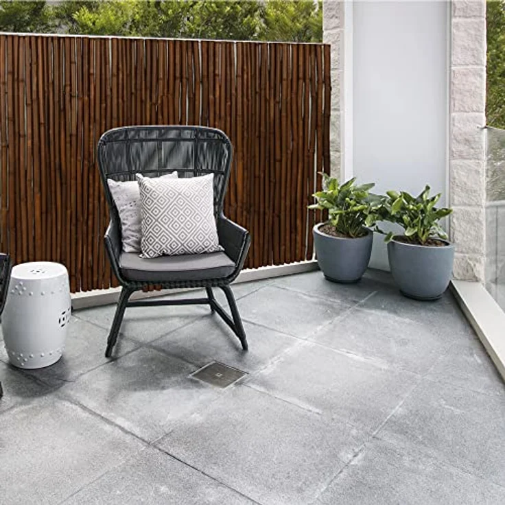 Sol Royal Premium Bambus Sichtschutz Zaun 200x250 cm B23 Dunkelbraun – hochwertig gehärtete Bambusrohre Ø 2-3cm, witterungsbeständiger Bambuszaun Indoor & Outdoor, Balkon Sichtschutz – Bild 11