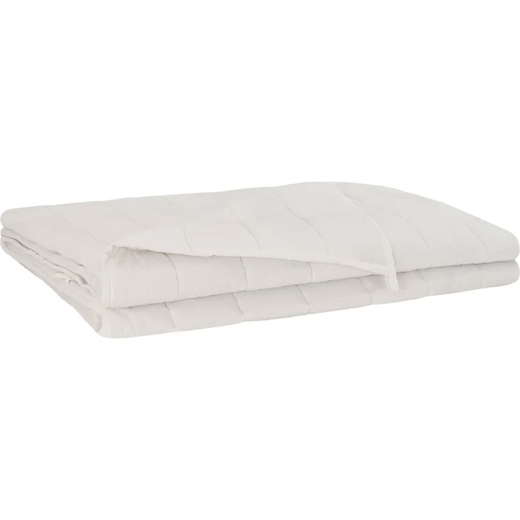 vidaXL Gewichtsdecke Weiß 220 x 240 cm 15 kg 100% Baumwolle 205T 3442936 – Bild 2