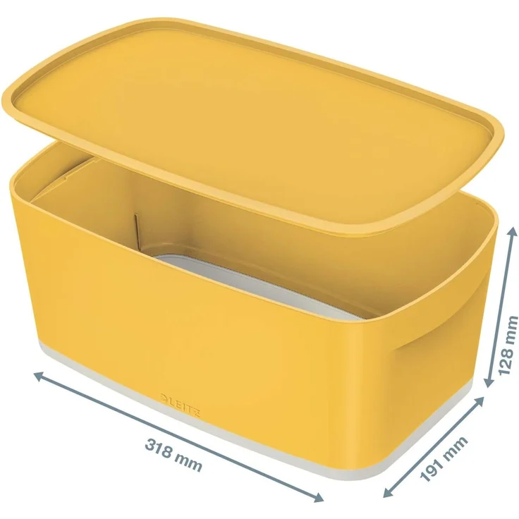 Leitz 52630019 Aufbewahrungsbox Gelb Rechteckig Kunststoff Einfarbig Gelb – Bild 5