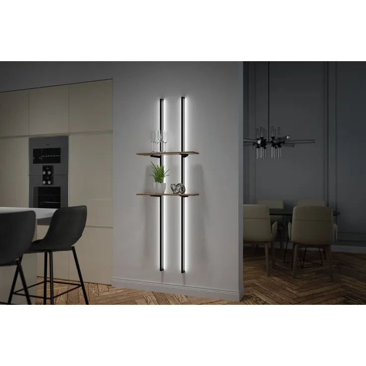 Naber 8041256 transFORM Set-3, Regalsystem, schwarz matt
