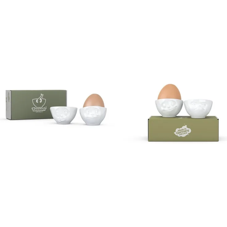 FIFTYEIGHT PRODUCTS Eierbecher Set 4-tlg. - Eierbecher Weiß - 1 Set, (1-tlg)