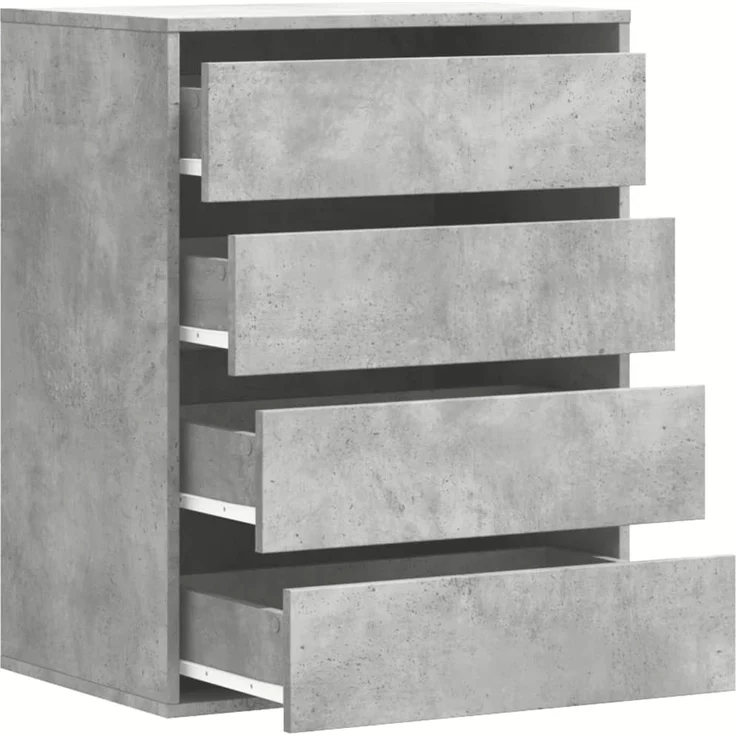 vidaXL Kommode Betongrau 60x41x76 cm Holzwerkstoff 852873 – Bild 4