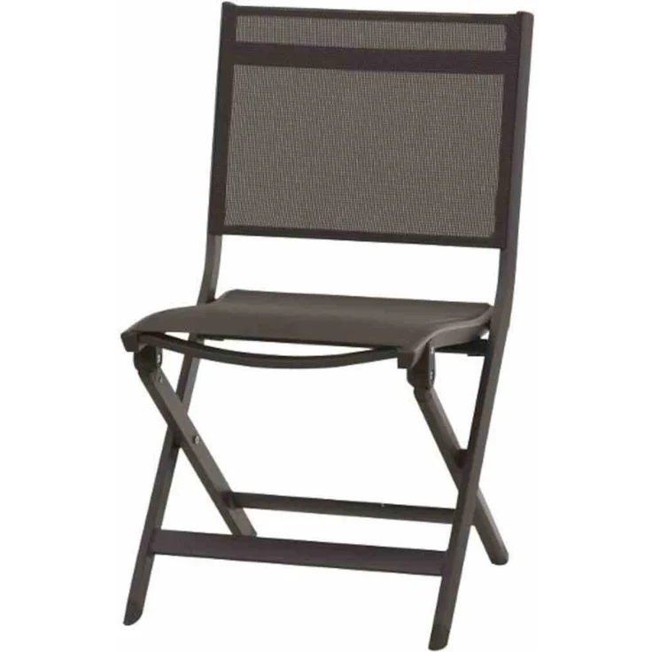 Siena Garden Tesoro Klappsessel - Aluminiumgestell & Textil, schwarz silber (M29564) – Bild 1