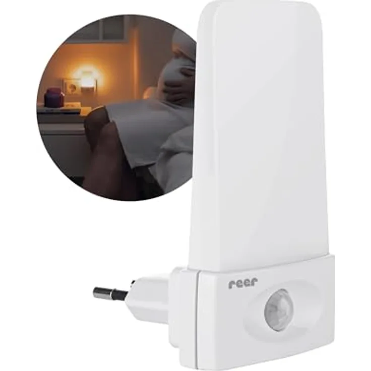 Reer Nachtlicht Mama, mit Bewegungsmelder und LED-Technologie, Weiß