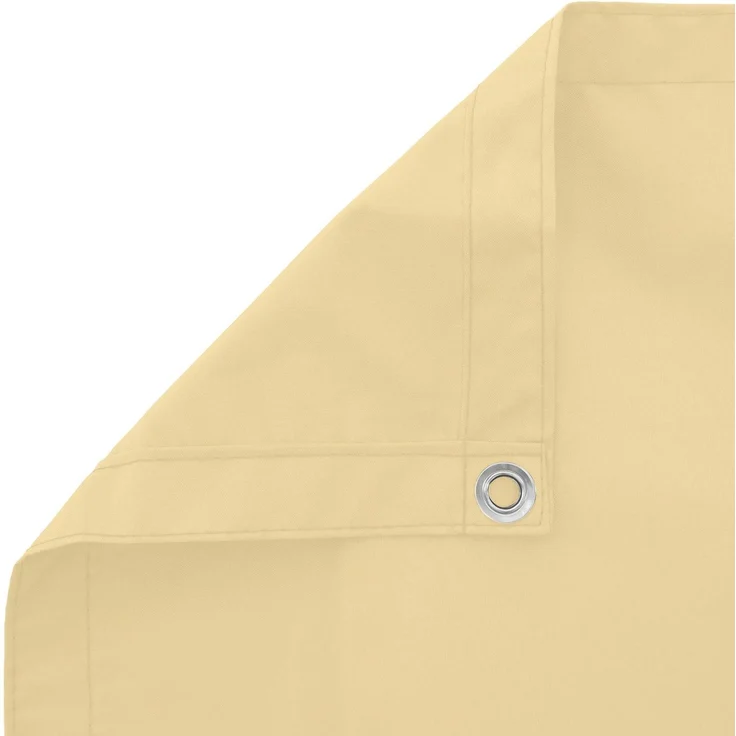 vidaXL Balkonsichtschutz 110 x 500 cm Oxford-Stoff Rechteckig Sand 42030574 – Bild 4