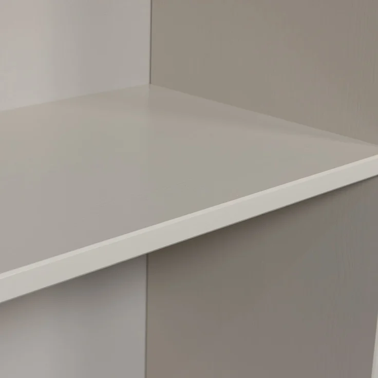 Schrank Meggy aus Kiefernholz, modern mit Push-to-Open, hellgrau, FSC-zertifiziert, 108 cm breit – Bild 7